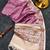 Onion pink silk blend patola silk printed saree
