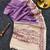 Purple silk blend patola silk printed saree
