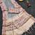 Grey silk blend patola silk printed saree