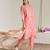 Pink kota tissue dupatta