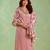 Dusty pink cotton dupatta