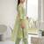 Green printed cotton blend stitched floral print salwar kurta dupatta for women