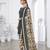 Teal green printed cotton blend stitched floral print salwar kurta dupatta for women