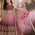 Kids' Multicolor Embroidered Lehenga Choli with Dupatta