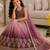 Kids' Multicolor Embroidered Lehenga Choli with Dupatta