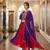 Multicolor chanderi embroidered kurta set