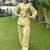 Lime cotton poly embroidered farshi salwar set