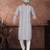 Purpel & multicolour digital printed full embroidery chikankari thread work kurta pajama set