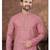 Maroon & multicolor digital printed full embroidery chikankari thread work kurta pajama set