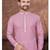Maroon digital printed full embroidery chikankari thread work kurta pajama set