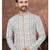 Multicolour digital printed full embroidery chikankari thread work kurta pajama set