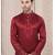 Maroon daaman work, star and thred computer amrodery work kurta pajama set