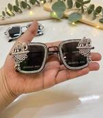 Unisex boxy oxidized sunglass  - navratri