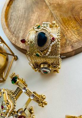 Royal blue heritage kada  - navratri 2