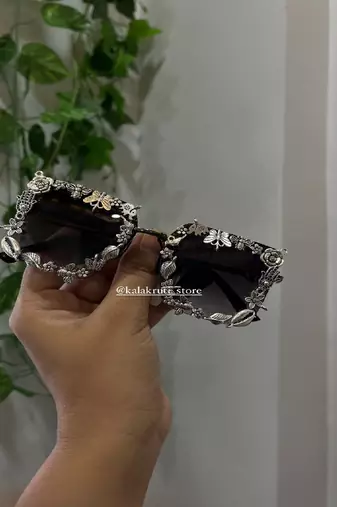 Oxidized square glares  - navratri