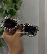 Oxidized square glares  - navratri