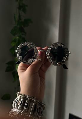 Circular oxidised shades  - navratri 1