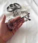 Leafy oxidized sunglasses  - navratri