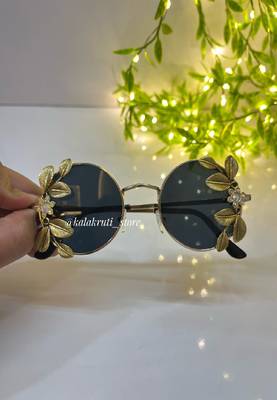 Golden leafy luxe  - navratri 1