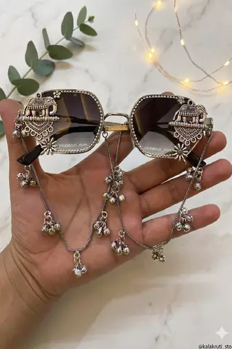 Jhankar gaj oxidized sunglass  - navratri