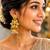 Indian long Gold Fusion Jhumka Earrings, Kashmiri Pearl Jhumka Dangle Earrings