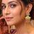 Long Gold Dangle Earrings, Indian Bridal Statement Earrings, Traditional Wedding Jewelry
