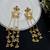 Long Gold Dangle Earrings, Indian Bridal Statement Earrings, Traditional Wedding Jewelry