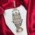 Two toned Oxidized Silver Gold Chabi Challa, Satka Saree Pin, Peacock Saree Keychain