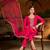 PINK EMBRODEIRY WORK WITH SILK BLEND FABRIC KURTI PANT DUPATTA SET