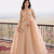 Peach Wedding Embroidered Net Lehenga Choli with Dupatta