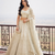 Ivory Wedding Embroidered Net Lehenga Choli with Dupatta