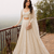 Cream Wedding Embroidered Georgette Lehenga Choli with Dupatta