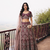 Maroon Wedding Embroidered Net Lehenga Choli with Dupatta