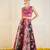 Pink Multicolor Georgette Floral Printed Ready to Wear Lehenga & Blouse