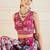 Pink Multicolor Georgette Floral Printed Ready to Wear Lehenga & Blouse