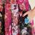 Pink Multicolor Georgette Floral Printed Ready to Wear Lehenga & Blouse