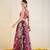 Pink Multicolor Georgette Floral Printed Ready to Wear Lehenga & Blouse