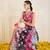 Pink Multicolor Georgette Floral Printed Ready to Wear Lehenga & Blouse