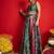 Green Multicolor Art Silk Floral Printed Sequinned Ready To Wear Lehenga Choli