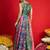 Green Multicolor Art Silk Floral Printed Sequinned Ready To Wear Lehenga Choli