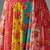 Red Multicolor Georgette Floral Printed Slip-On Long Sleeves Ready to Wear Lehenga Choli