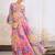 Pink Multicolor Georgette Floral Printed Ready to Wear Lehenga & Blouse