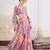 Pink Multicolor Georgette Floral Printed Ready to Wear Lehenga & Blouse