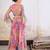 Pink Multicolor Georgette Floral Printed Ready to Wear Lehenga & Blouse