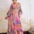 Pink Multicolor Georgette Floral Printed Ready to Wear Lehenga & Blouse