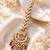Mehendi gold oxidsed plated red american diamond maang tikka