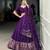 purple chanderi woven traditional lehenga choli