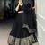 black chanderi woven traditional lehenga choli