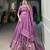 lavender chanderi woven traditional lehenga choli