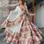 white faux georgette printed traditional lehenga choli